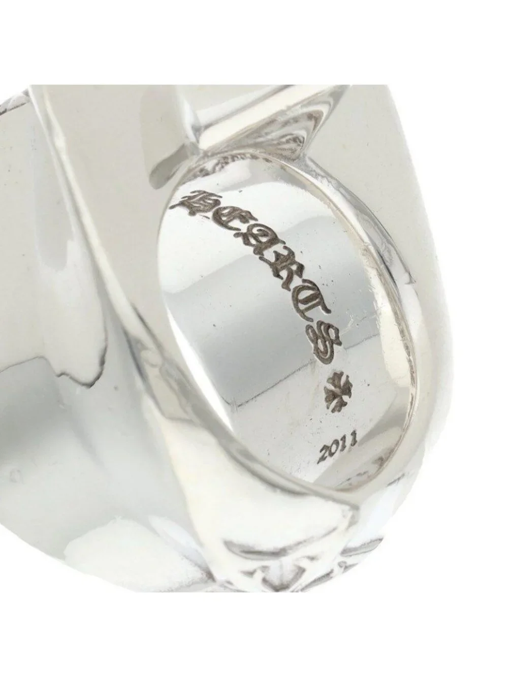 Chrome Hearts Str Lrg Large Star Silver Ring